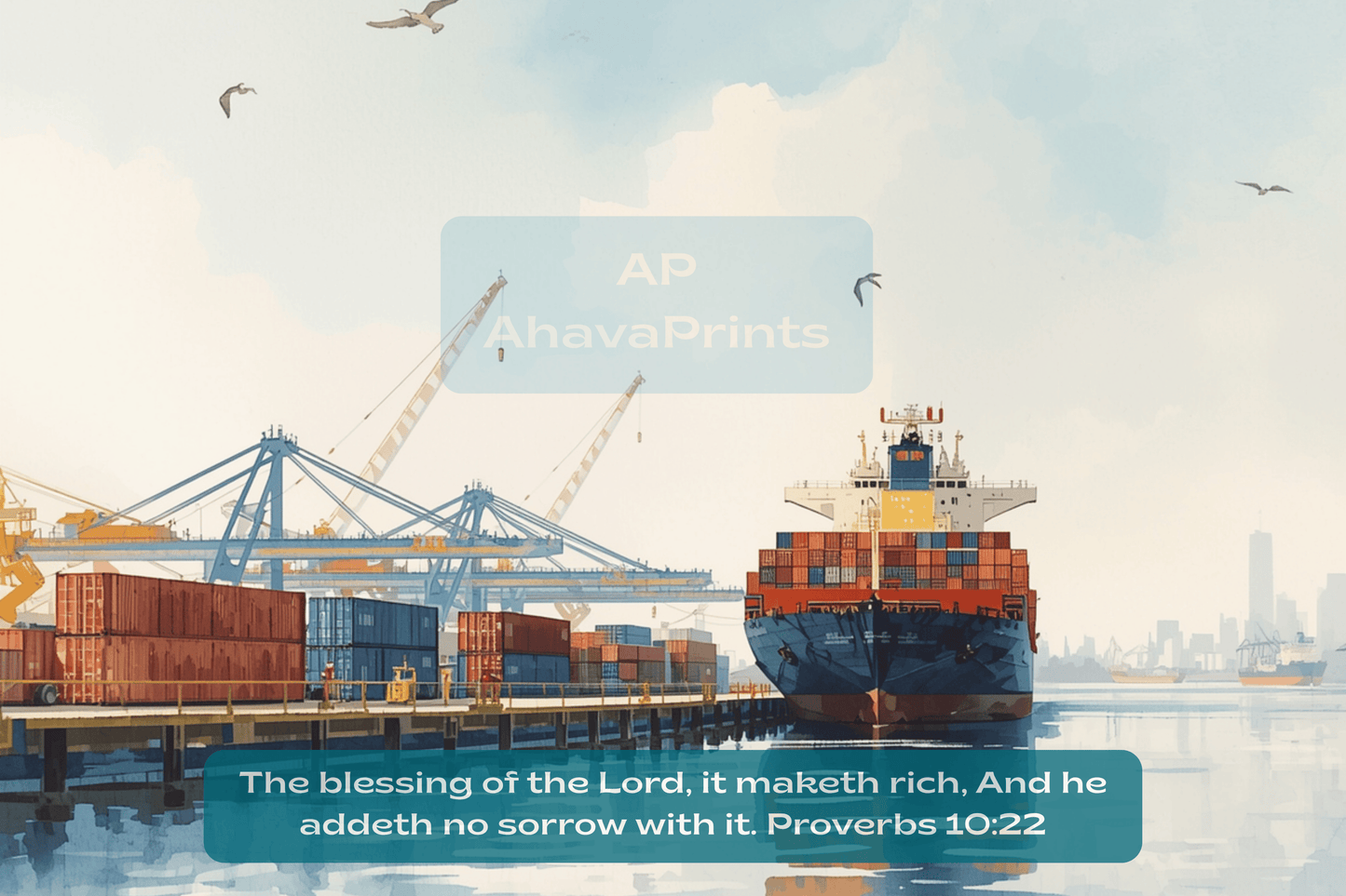 Berthing at port