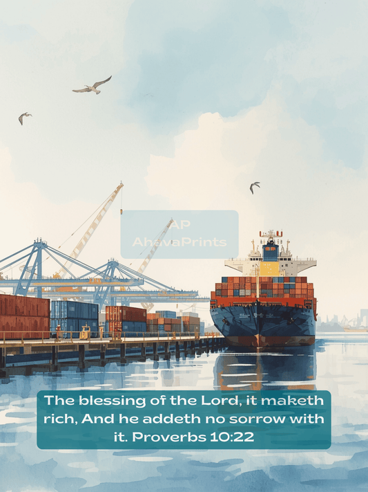 Berthing at port (Portrait)