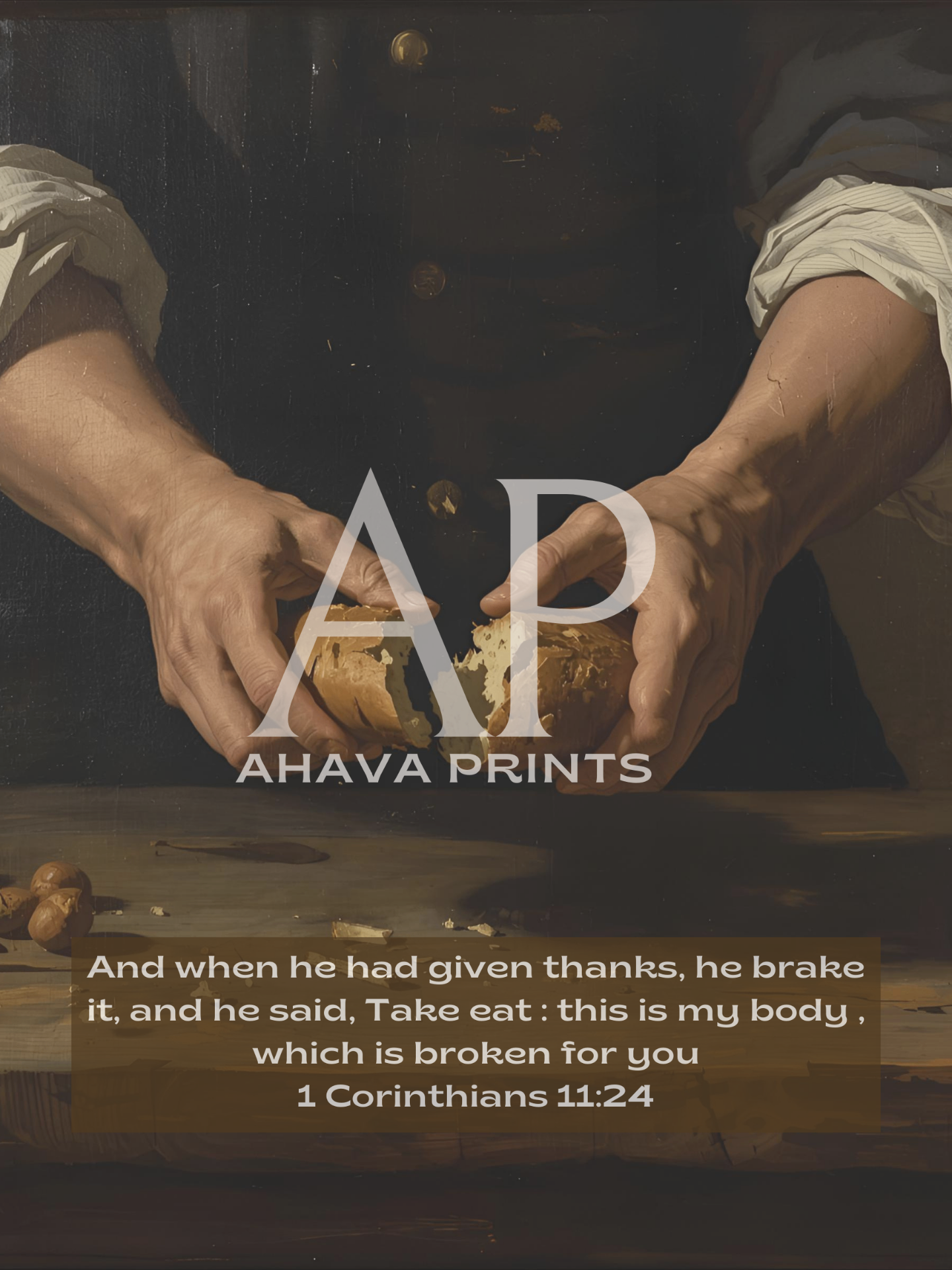 Breaking Bread - 1 Corinthians 11:24 Wall Art