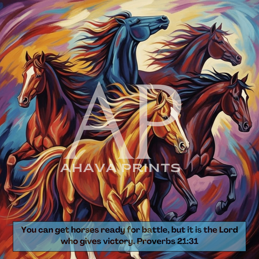 Chargers - Proverbs 21:31 Wall Art