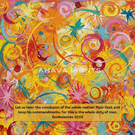 The Conclusion - Ecclesiastes 12:13 Wall Art